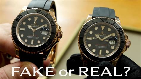 real vs fake rolex yachtmaster|how to tell genuine rolex.